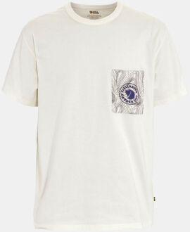 Fjällräven Logo Pocket T-Shirt Wit