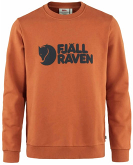 Fjällräven Logo Sweater M Oranje