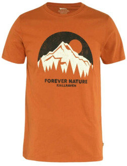 Fjällräven Nature T-shirt Oranje - L