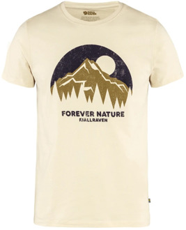 Fjällräven Natuur T-shirt in Krijtwit Fjällräven , Beige , Heren - Xl,L,M,S
