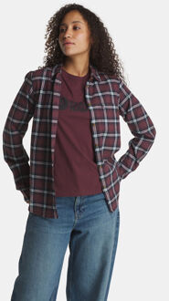 Fjällräven Övik Flannel Shirt W Rood - XL