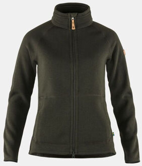 Fjällräven Övik Fleece Zip Sweater W Groen - XL