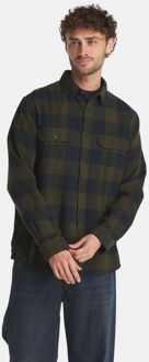 Fjällräven Övik Heavy Flannel Shirt M Groen