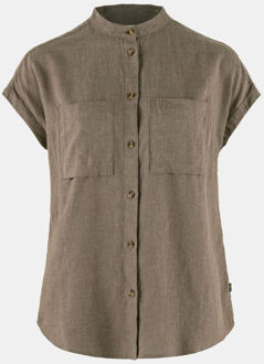 Fjällräven Övik Hemp T-shirt Dames Bruin - XS