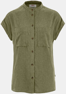 Fjällräven Övik Hemp T-shirt Dames Groen - L