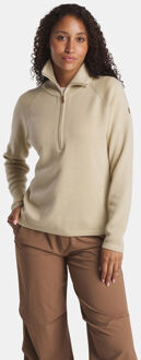 Fjällräven Övik Lite Half Zip Trui Dames Wit - M