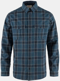 Fjällräven Övik Travel Shirt LS Blauw