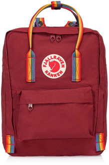 Fjällräven Regenboog Patroon Rugzak Fjällräven , Red , Unisex - ONE Size