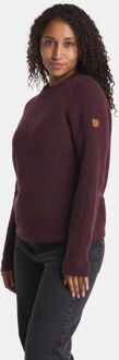 Fjällräven Snow Round Neck Trui Dames Rood - L