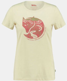 Fjällräven T-shirt Arctic Fox voor dames - Wit - XL