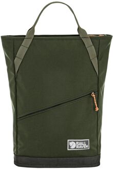 Fjällräven Vardag tote bagpack 22 deep forest damestas Groen - H 43 x B 32 x D 20 cm