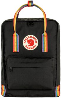 Fjallraven Kanken Rainbow Rugzak 16 liter - Black-Rainbow Pattern