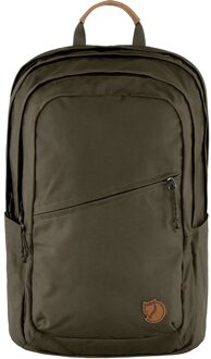 Fjallraven Raven 28 dark olive schooltas Groen - H 47 x B 36 x D 15.5 cm