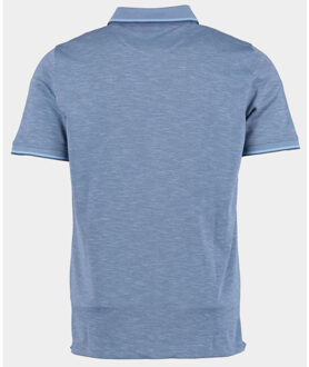 Flag polo korte mouw 3-knopf polo-shirt, 1/2 arm 214008157/628 Blauw - XXL