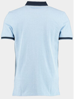 Flag polo korte mouw 3-knopf-polo-shirt, 1/2 arm 214008259/643 Blauw - L