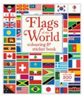 Flags of the World Colouring & Sticker Book