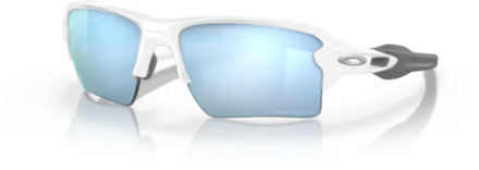 Flak 2.0 XL White/ Prizm Deep H20 Polarized