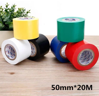 Flame Retardant Electrical Insulation Tape High Voltage PVC Electrical Tape Waterproof Self-adhesive Tape 50mm*20M