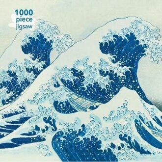 Flame Tree Adult Jigsaw Puzzle Hokusai: The Great Wave: 1000-Piece Jigsaw Puzzles