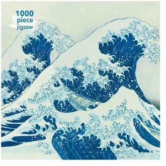Flame Tree Adult Jigsaw Puzzle Hokusai: The Great Wave: 1000-Piece Jigsaw Puzzles