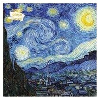 Flame Tree Adult Jigsaw Puzzle Van Gogh: Starry Night: 1000-Piece Jigsaw Puzzles