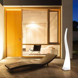 Flame vloerlamp IP65 wit