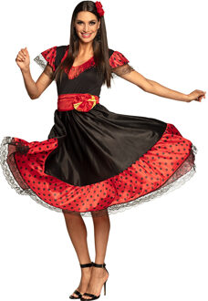 Flamenco kostuum vrouw Multikleur - Print