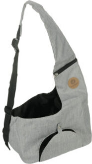 Flamingo Buikdrager Kanga draagtas voor kleine hond Grijs