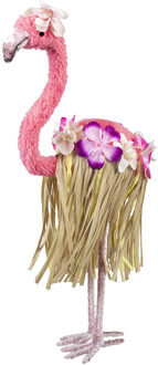 Flamingo Decoratie Hawaii 35cm