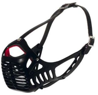 Flamingo Karlie Muilkorf Kunststof Zwart XL 40 cm 36-67 cm