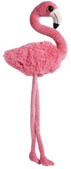 Flamingo - pluche knuffel - roze - 65 cm - vogels - Vogel knuffels