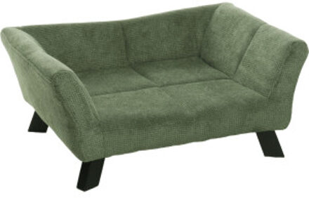 Flamingo Sofa Damario ligbank rechthoekig voor hond en kat groen Per stuk