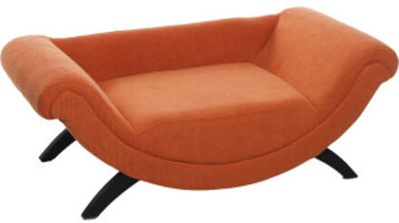 Flamingo Sofa Dingo ligbank rechthoekig voor hond en kat oranje Per stuk