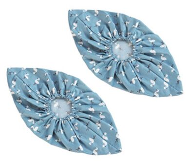 Flamingo Stofdicht Voeten Covers Herbruikbare Elastische Schoen Cover Student Machine Kamer Voeten Cover Dikke Slijtvaste Voet cover groen