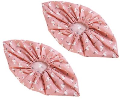Flamingo Stofdicht Voeten Covers Herbruikbare Elastische Schoen Cover Student Machine Kamer Voeten Cover Dikke Slijtvaste Voet cover Roze