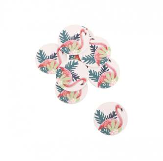 Flamingo Tafelconfetti (12st) Multikleur - Print