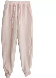 Flanel Katoen Pyjamabroek Vrouwen Nachtkleding Plus Size Lounge Slaap Bottoms Home Vintage effen Pyjama Ondergoed Broek Broek 1 / XL