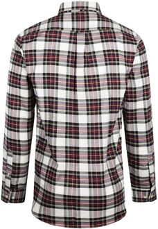 Flanel Overhemd Ruit Zwart Rood - XL