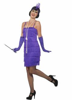 Flapper kostuum Roaring 20's Paars Paars - Lila