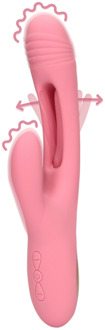 Flapperende G-Spot Rabbit Vibrator - Roze Arabesque