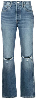 Flared Jeans Re/Done , Blue , Dames - W24,W25