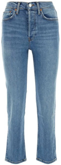 Flared Jeans Re/Done , Blue , Dames - W25,W26,W27