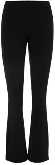 Flared Jersey Broek Vero Moda , Black , Dames - 2XS L34