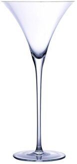 Flared Martini Met Japanse Crystal Driehoek Martini Met Tall Cocktail Glas