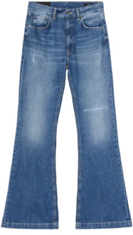 Flared Olivia Jeans voor Vrouwen Dondup , Blue , Dames - W27,W29,W25,W30,W28