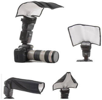 Flash Diffuser Universal Opvouwbaar Flash Reflector Snoot Diffuser Softbox Voor Canon Nikon Sony Yongnuo Pentax