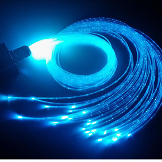 Flash Point Sparkle Side Glow PMMA Fiber Optic Cable 50/100/150/250/300pcs for Kids Waterfall Curtain Sensory Light Secoration