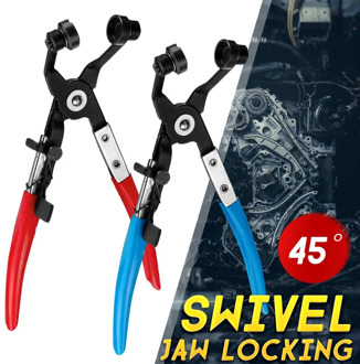 Flat-Band Ring Spring Type Swivel Hose Clamp Pliers Tool Car Auto Water Pipe Hose Removal Tool Swivel Jaws