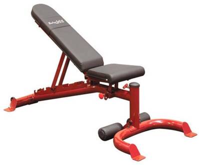 Flat Incline/Decline Trainingsbank - Rood