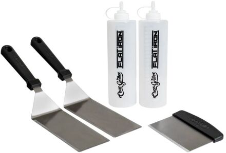 Flat Iron Bakplaat Starter Kit Grillbestek